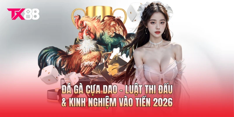 Đá Gà Cựa Dao - Luật Thi Đấu & Kinh Nghiệm Vào Tiền 2026