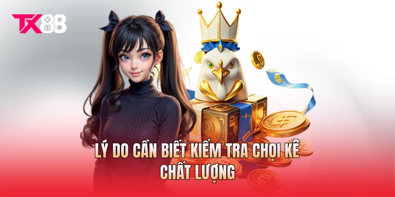 Lý do cần biết kiểm tra chọi kê chất lượng Lý do cần biết kiểm tra chọi kê chất lượng